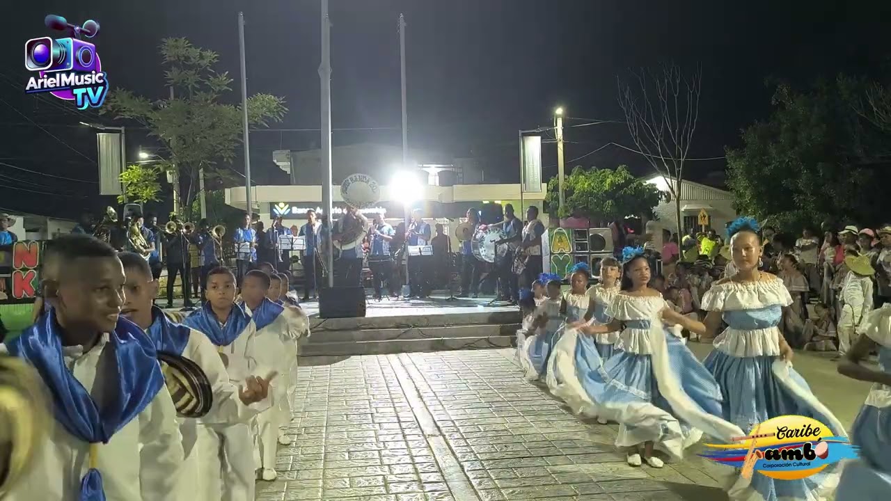 Grupo de Danzas Caribe Tambó en el II Encuentro de Bandas Alejandro Cabarcas Pérez