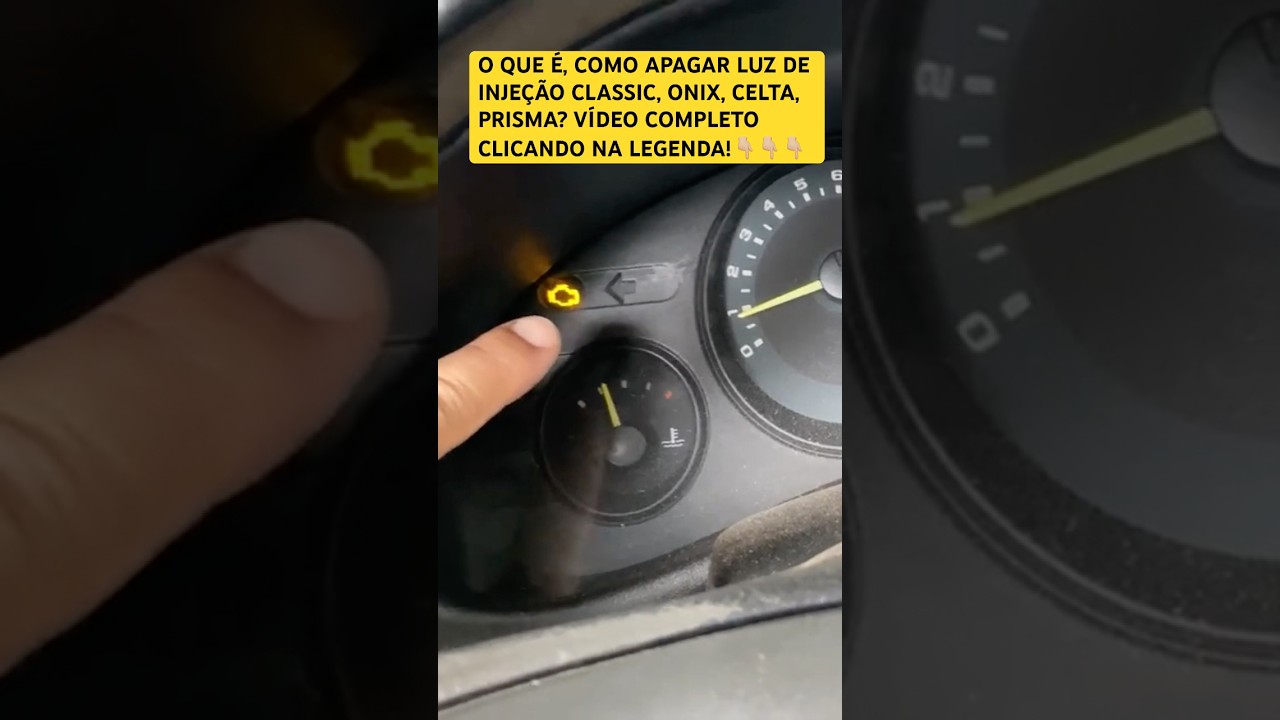 O QUE &Eacute; E COMO APAGAR LUZ DE INJE&Ccedil;&Atilde;O GM CLASSIC ONIX CELTA PRISMA AGILE MONTANA COBALT CORSA CRUZE?