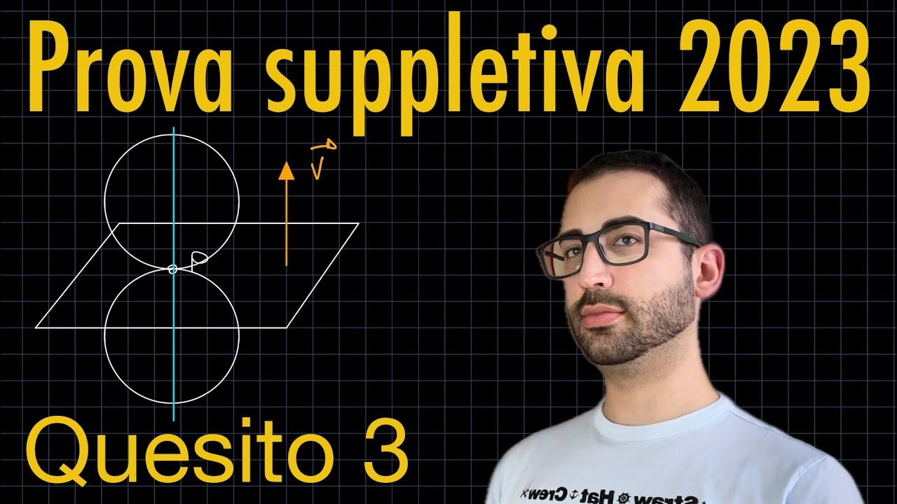 Quesito 3 - Equazione cartesiana della sfera - Prova Suppletiva di Matematica 2023 ✨RadicediPiGreco✨