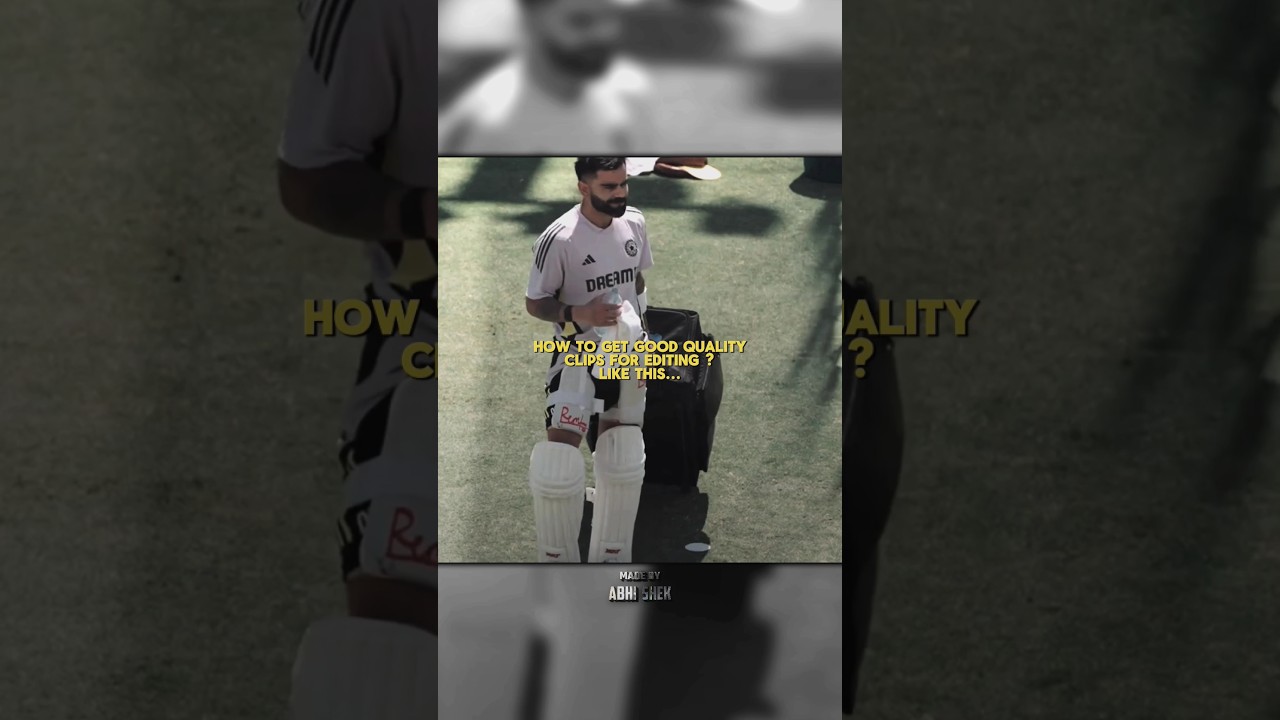 How to get Cricket clips for editing ? 😳🏏🔥 #dhakalabhi