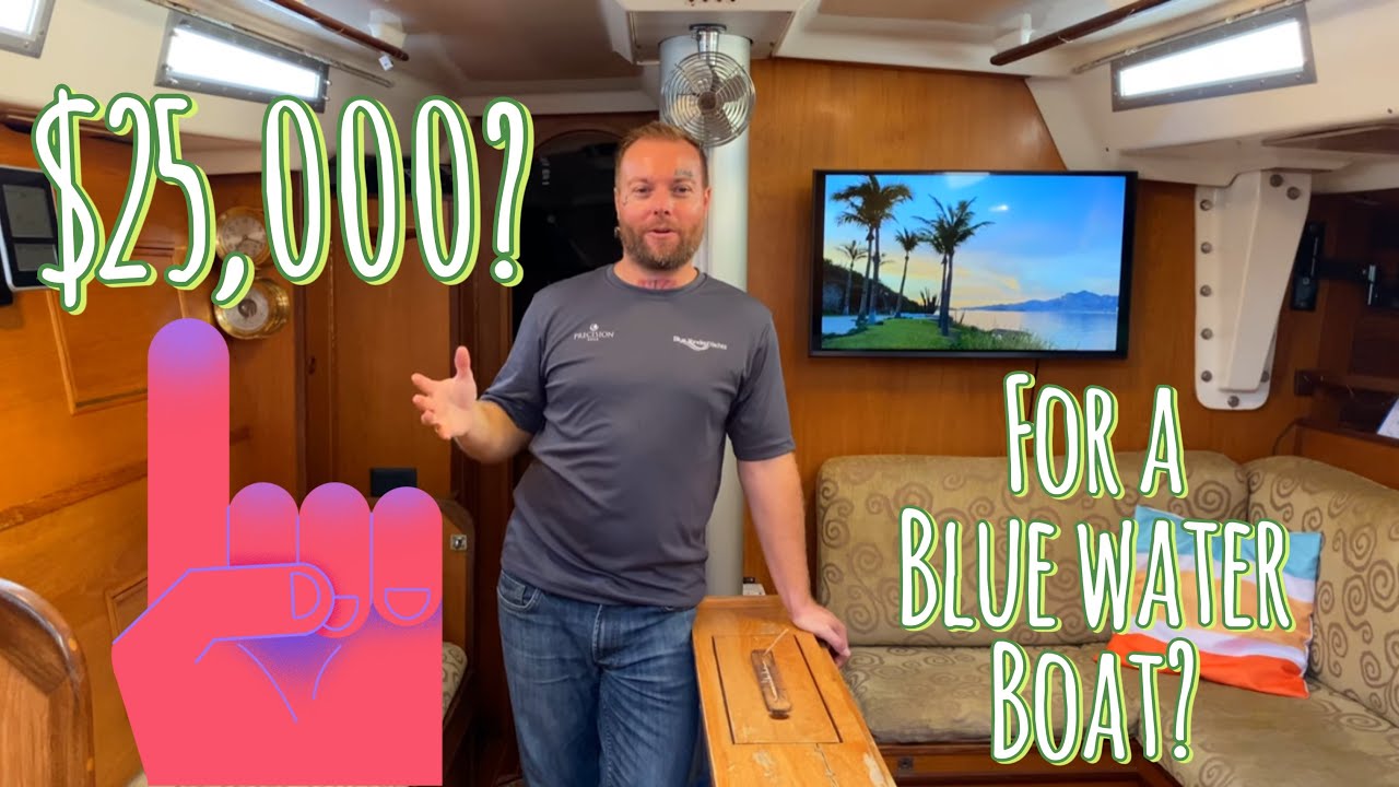 $25K For A Blue Water Boat? Tour of our Wauquiez Hood 38