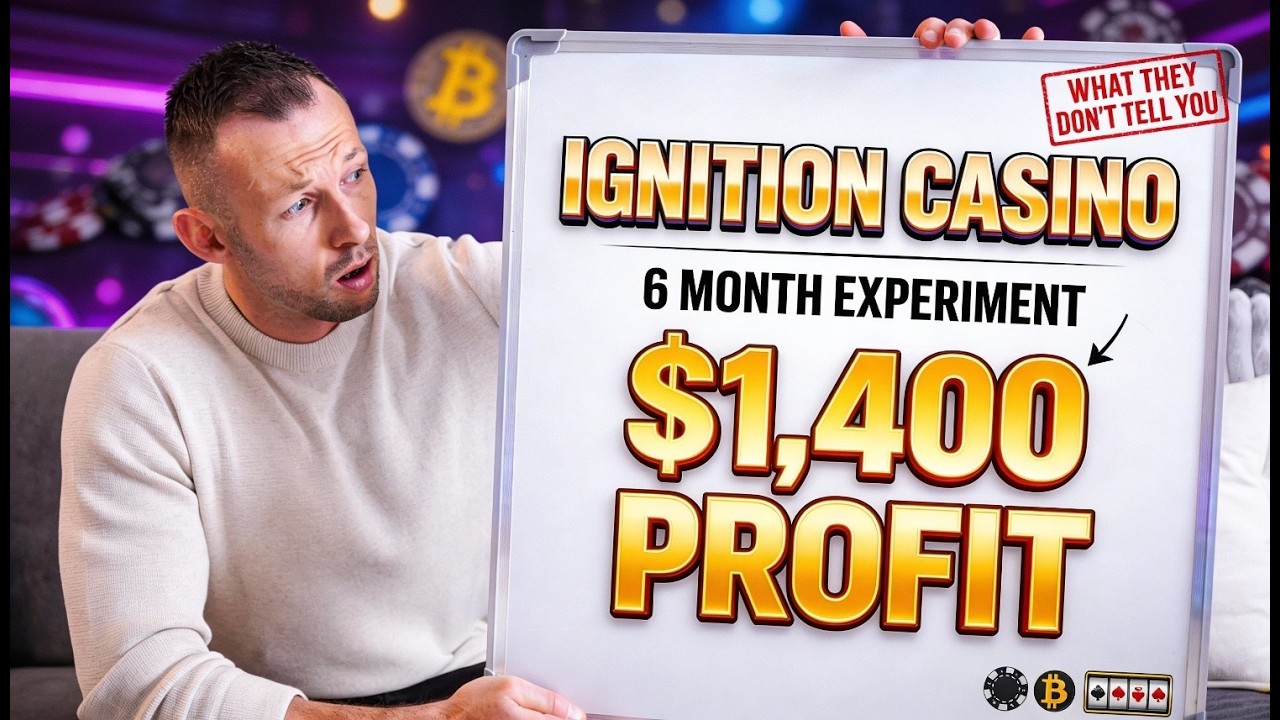 Ignition Casino: My 6 Month Experiment, What They Don&rsquo;t Tell You ($1,400 Profit)