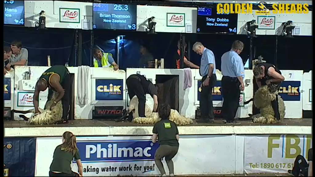 Golden Shears 2014 - World Blade Shearing Final