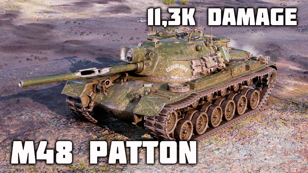 M48 Patton WoT – 3Kills, 11,3K Damage