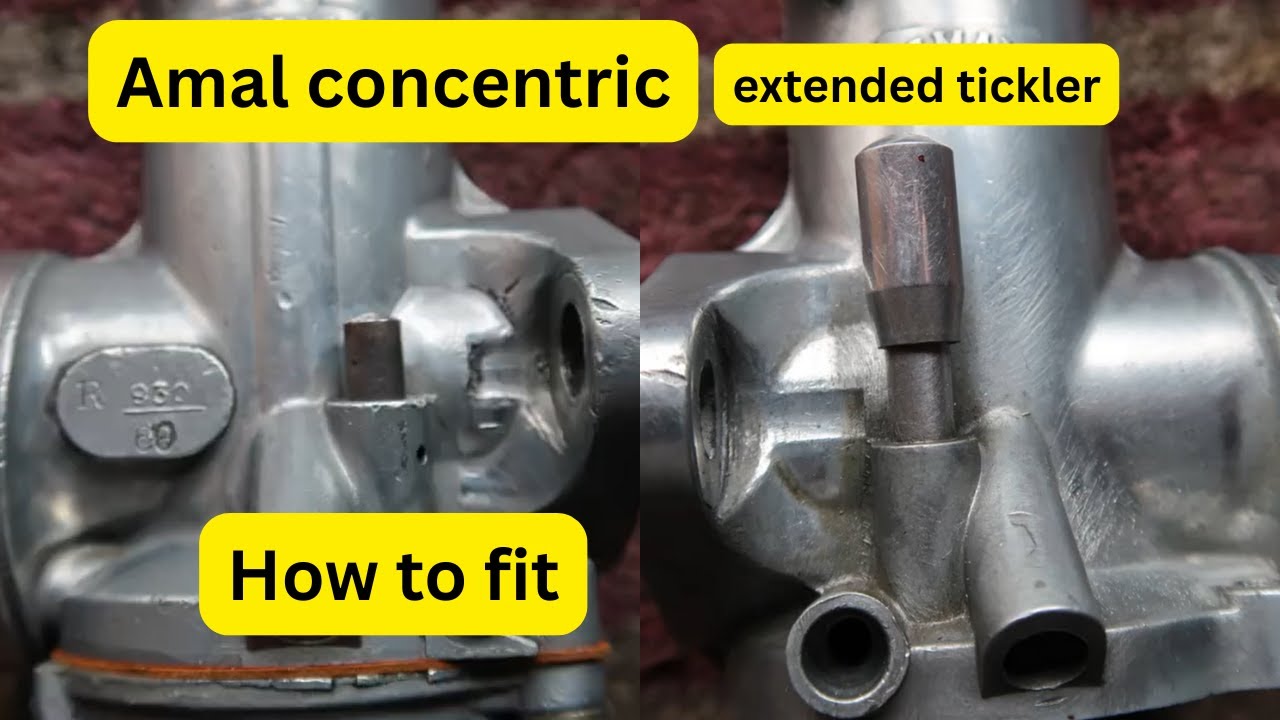 How to fit an extended tickler to an Amal concentric mk1 #Motorcycle Restoration | Restoration Biker