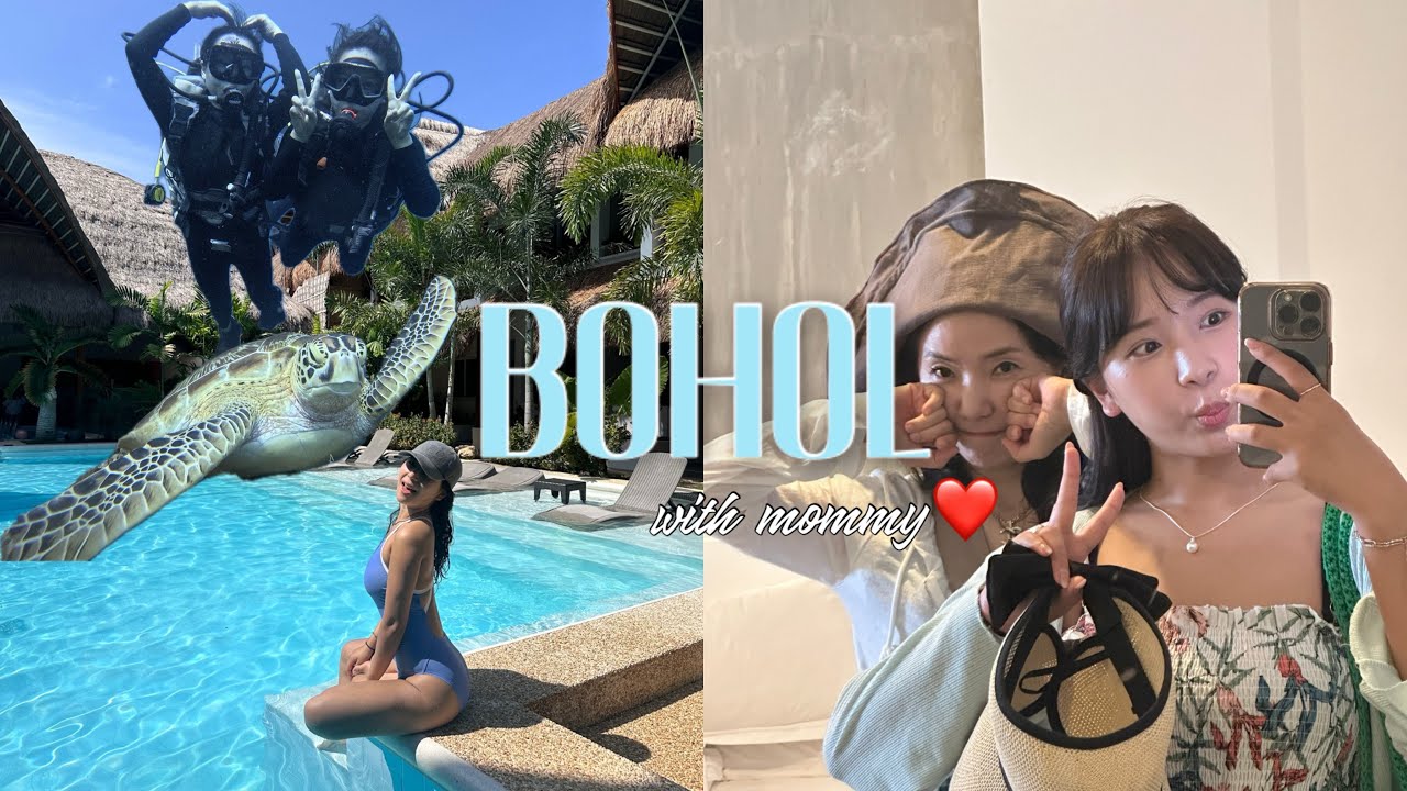 엄마랑 보홀에 다이빙 하러 다녀옴💙🌊 | 미티리조트 | 돌조비치 | 나팔링포인트👙
