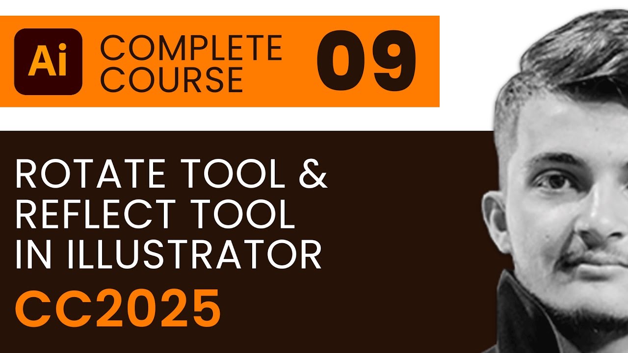Use Rotate Tool in Adobe Illustrator in Urdu / Hindi | Adobe Illustrator Complete Course