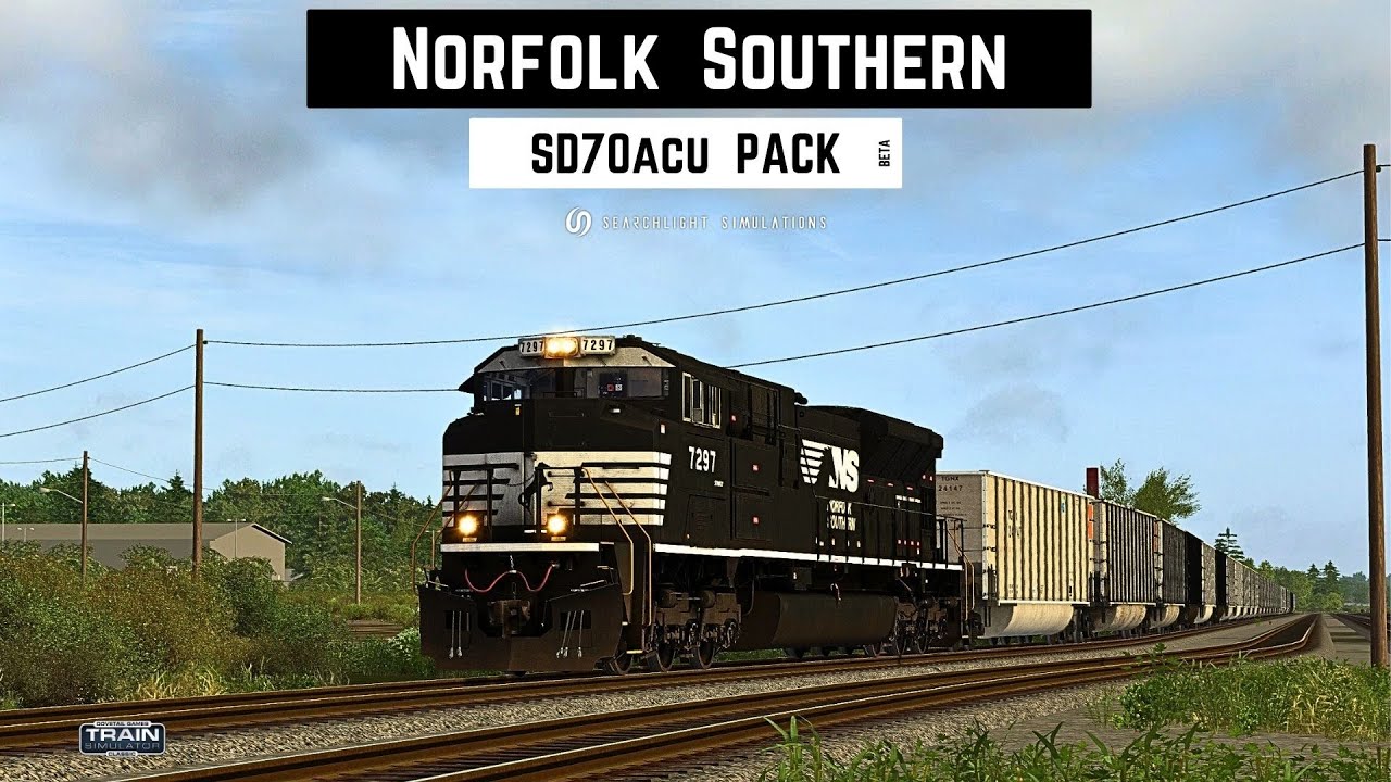 Train Simulator | Пакет симуляций Searchlight NS SD70ACu | BETA | #trainsimulator