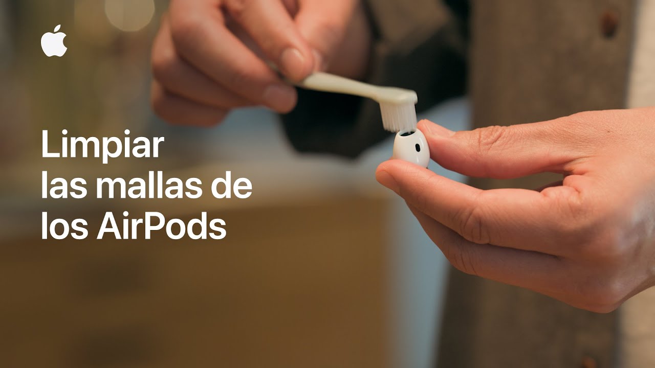 Cómo limpiar las mallas de los AirPods | Soporte técnico de Apple