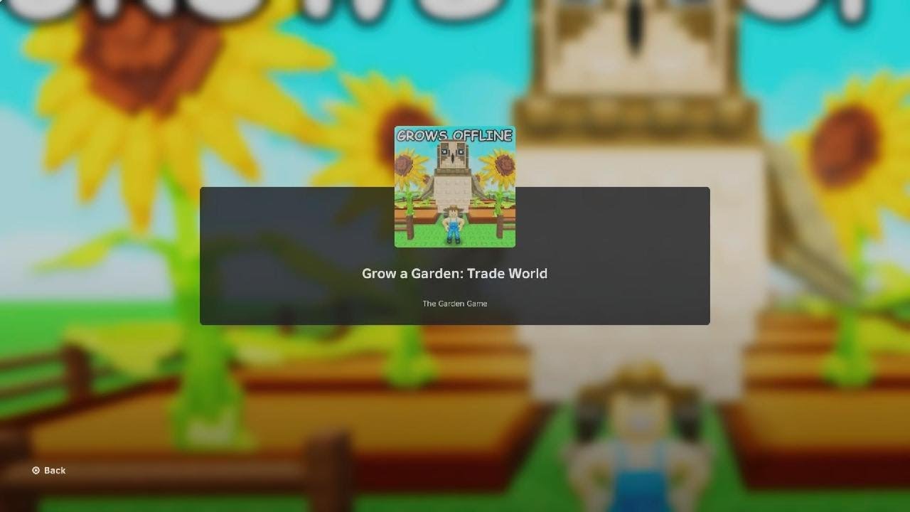 G grow a garden trading