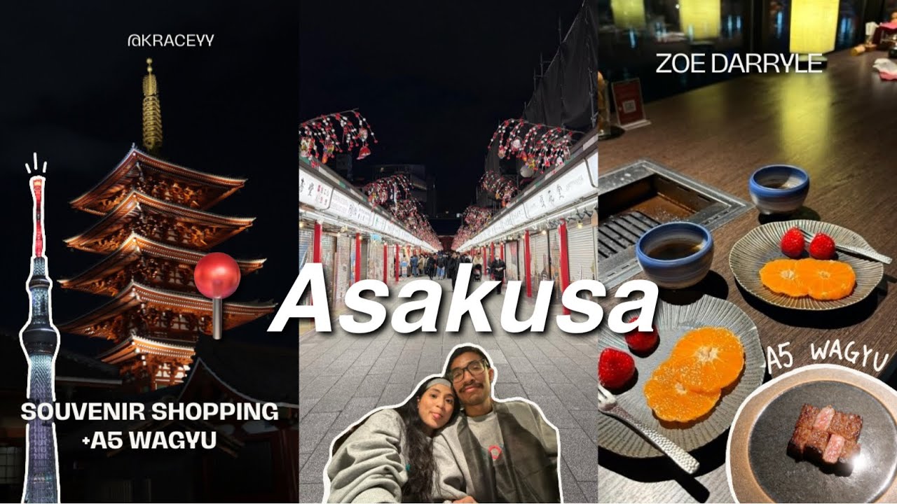 JAPAN VLOG 🇯🇵 *:･| stumbling across Asakusa ☾ ﾟ｡⋆