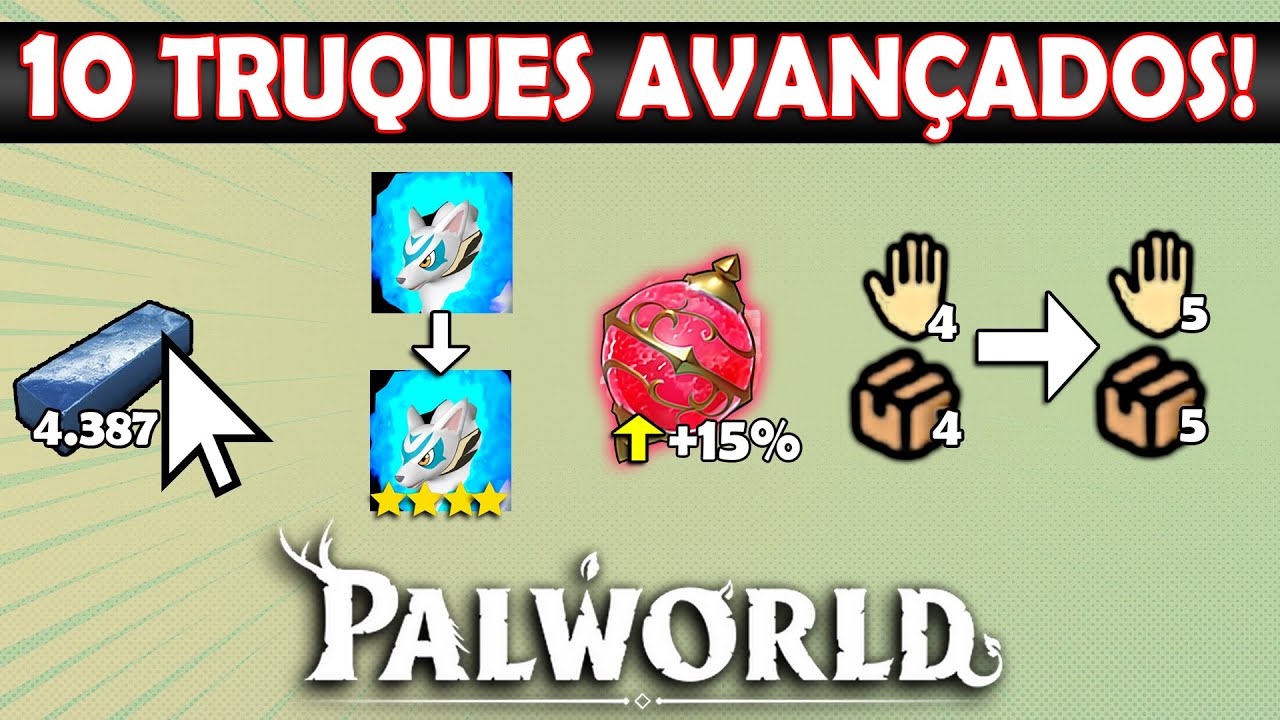 10 Dicas AVANÇADAS que VOCÊ PRECISA SABER no Palworld