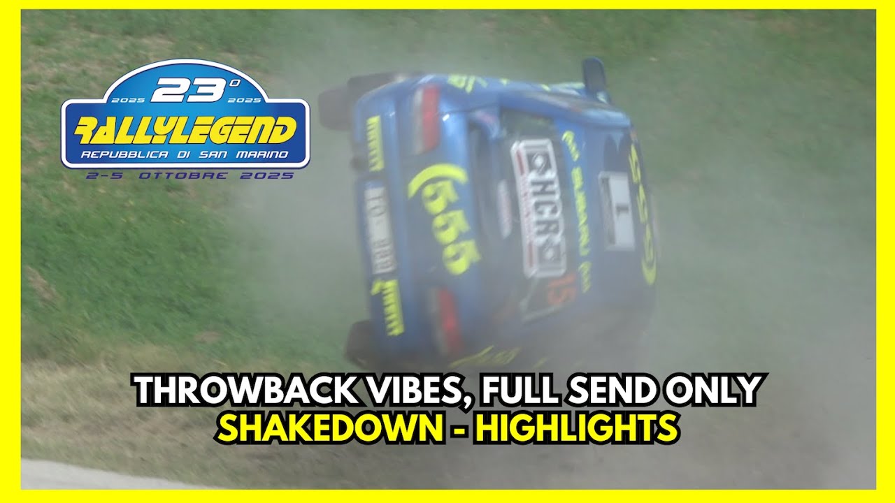Rallylegend 2025: основные моменты Shakedown | Падения, ошибки и чистое ралли
