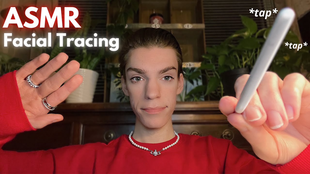 ASMR Tracing Your Face and Mouth Sounds 🥰 Up Close With Personal Attention Triggers 💛