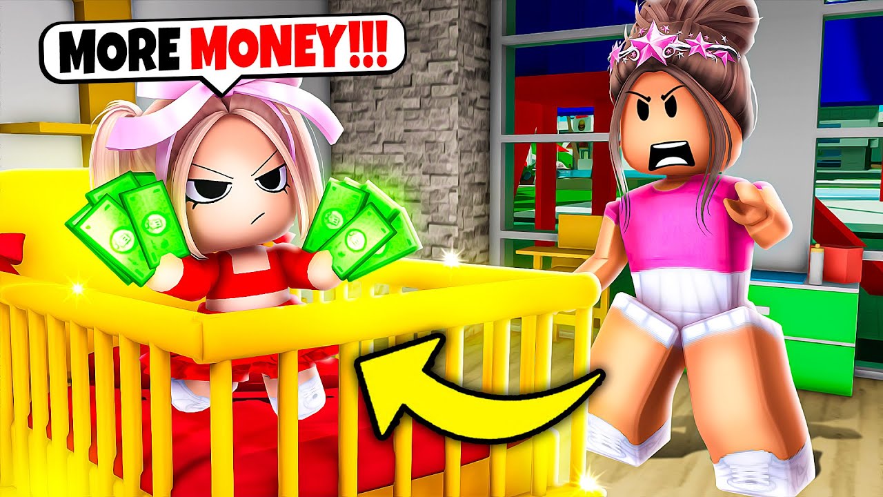 I Adopted a SPOILT BRAT as a RICH MOM... (Brookhaven)
