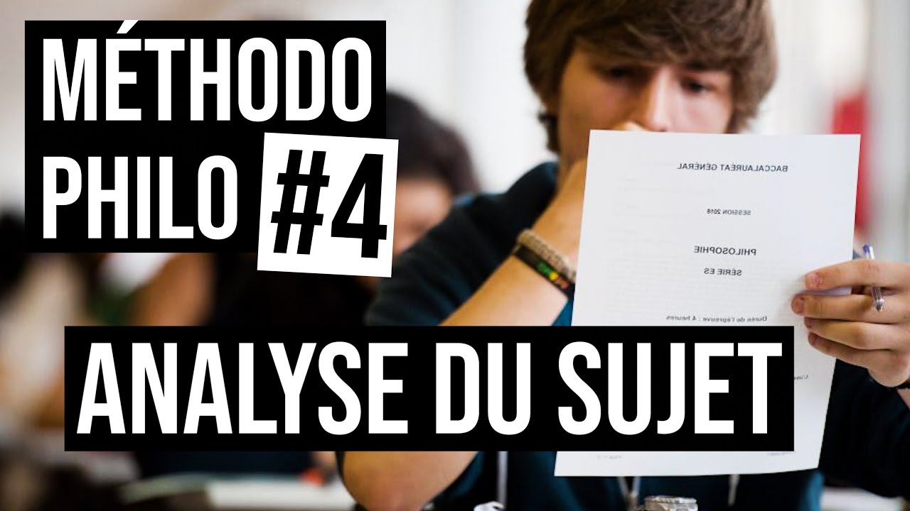 Méthodo Philo #4 | 4 conseils pour l'ANALYSE DU SUJET