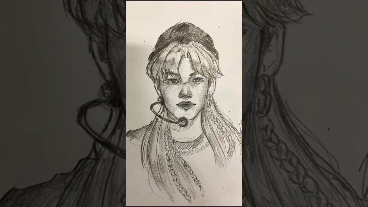 TOP LINE 🗯️ #arte #desenho #artes #sketchbook #skz #straykids