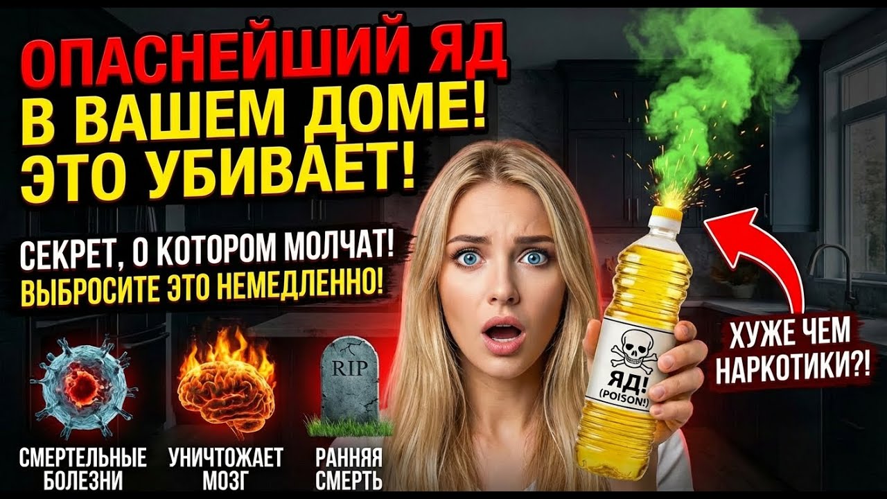 Выбросьте этот «желтый яд» из кухни! (Основная причина инсультов и рака)
