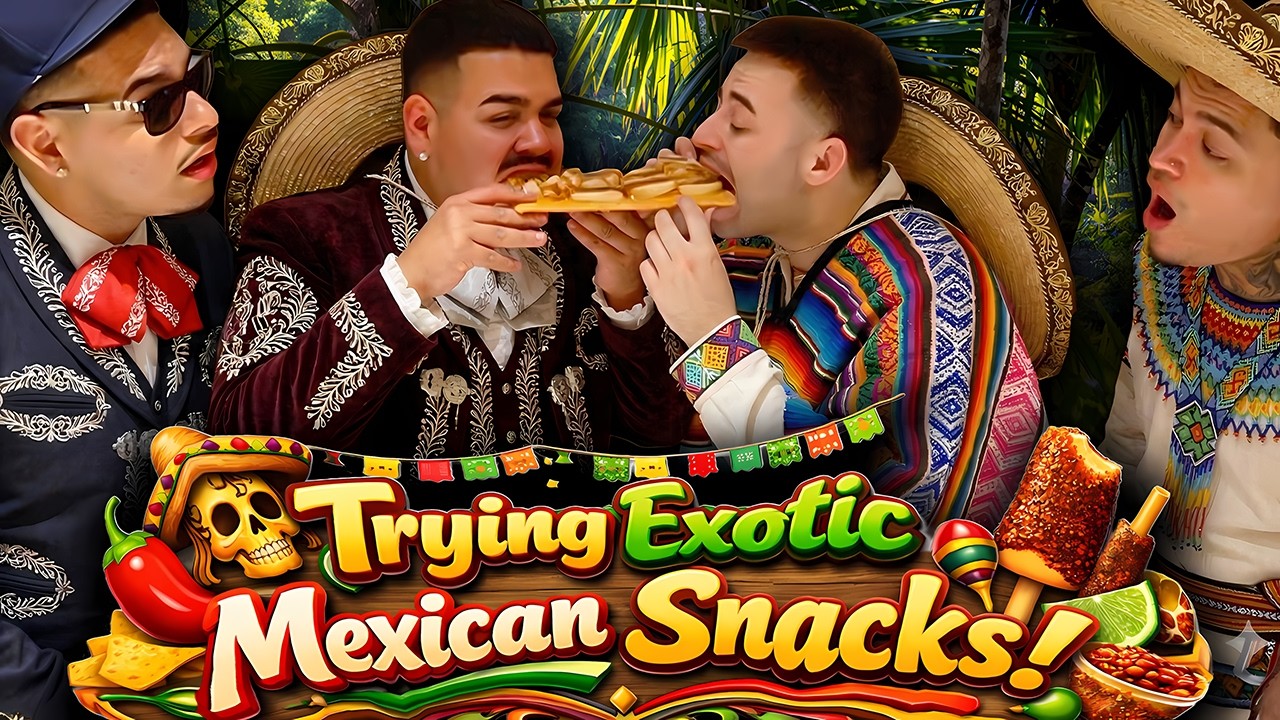 TRYING EXOTIC MEXICAN SNACKS! ( FT. THESE FOOS! )
