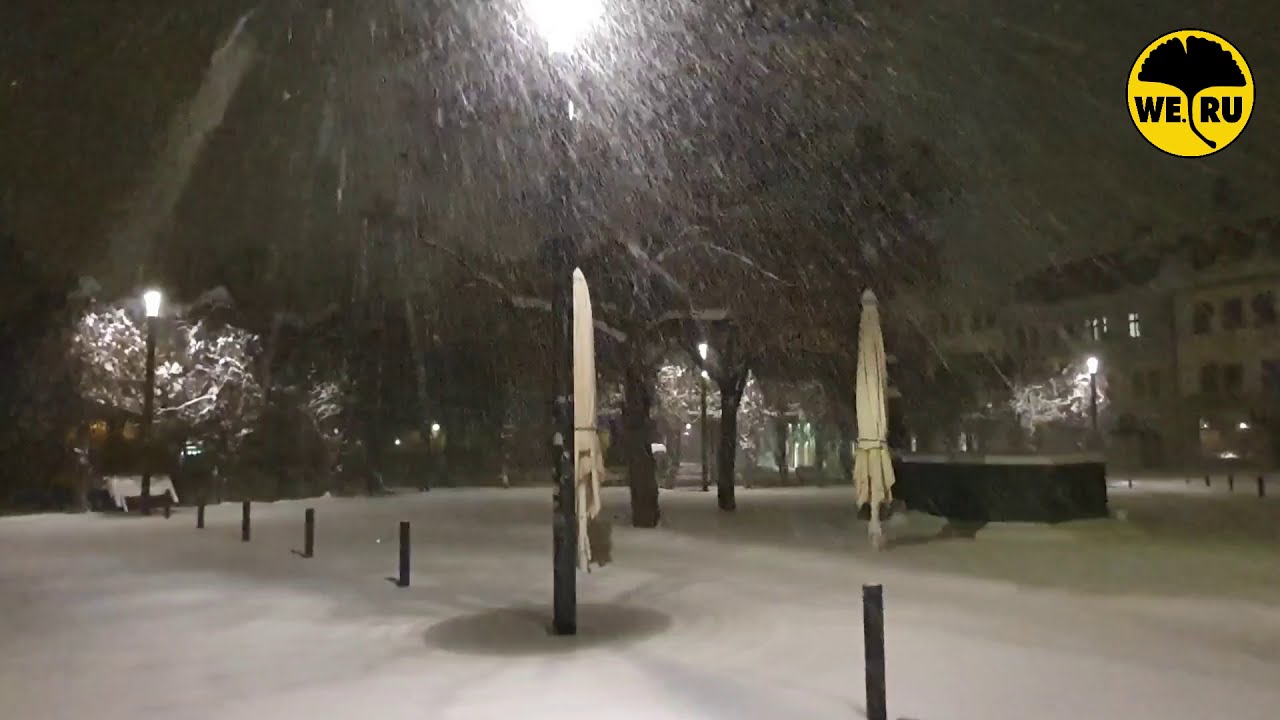 Снежная ночь в Веймаре 08.02.2021 | WEIMAR.RU | Schneenacht in Weimar