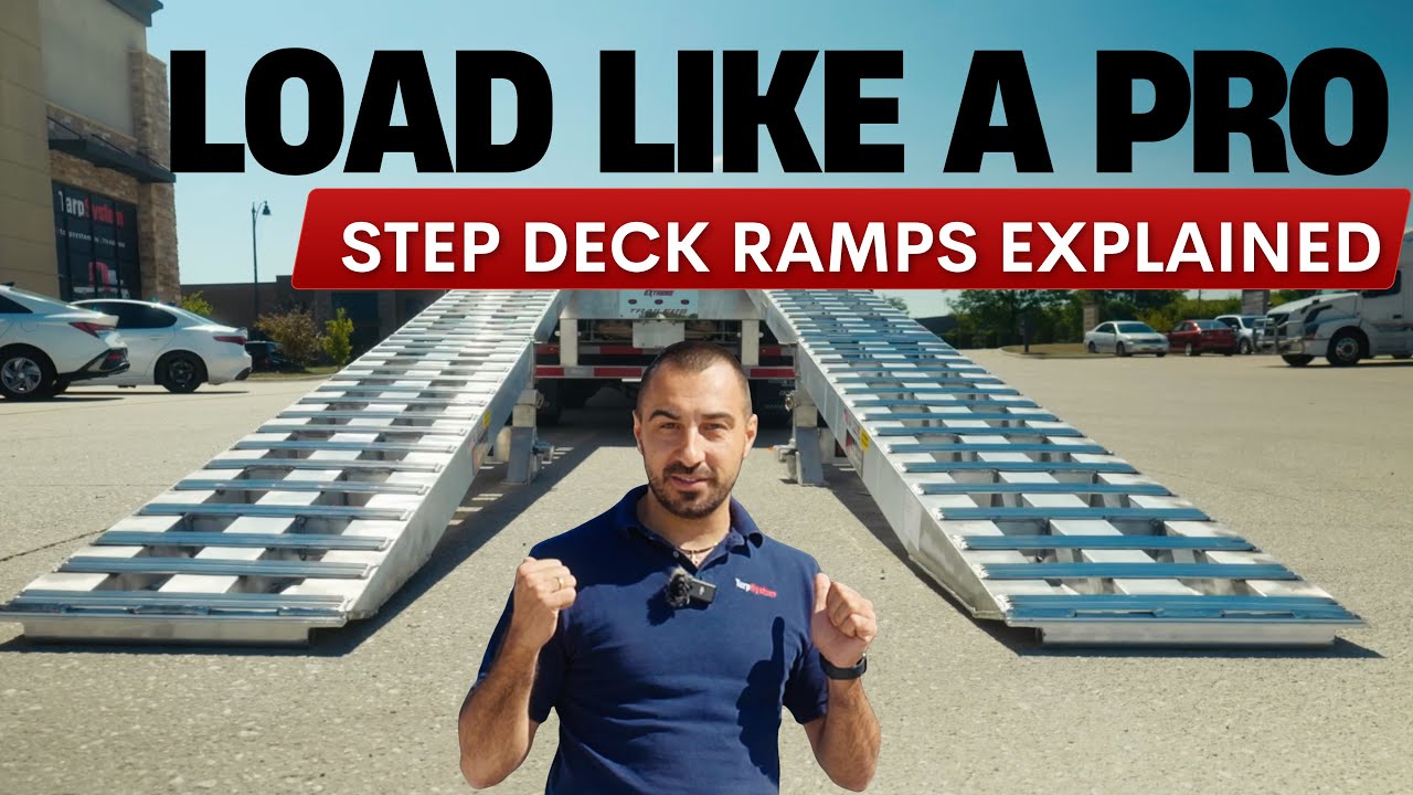 Step Deck Ramp Setup Explained | How to Load Heavy Equipment Like a Pro