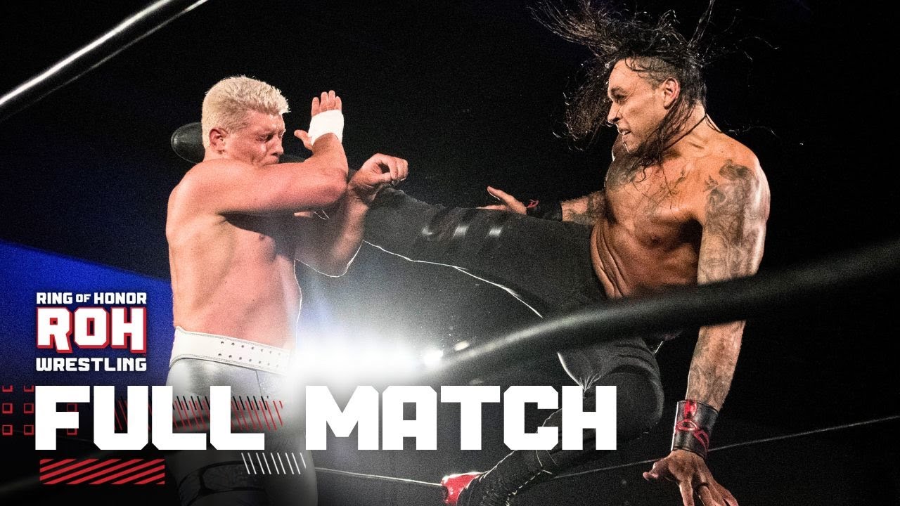FULL MATCH Cody Rhodes vs. Punishment Martinez | ROH Bound By Honor 2018