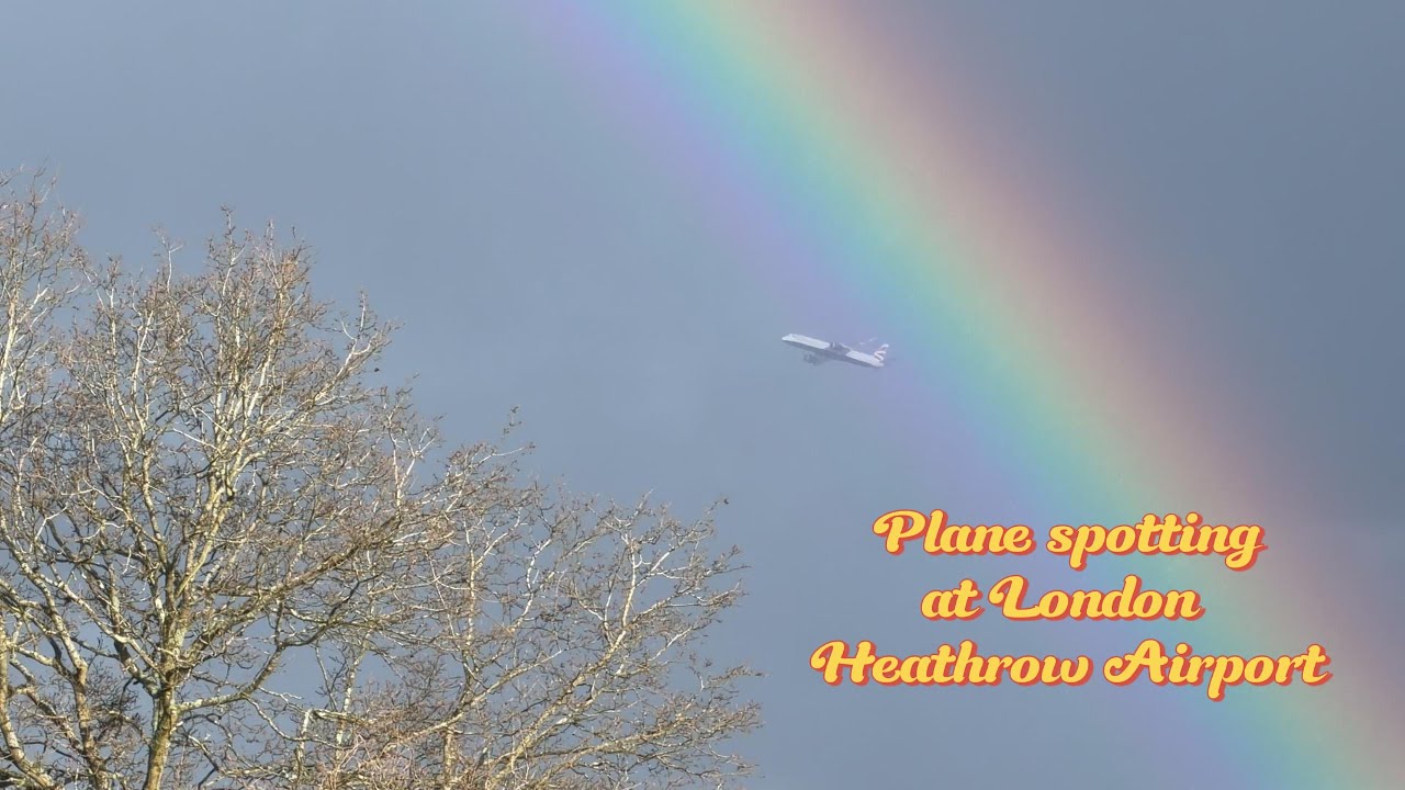 Heathrow Airport Plane Spotting | Take-Offs & Landings & Fly overs