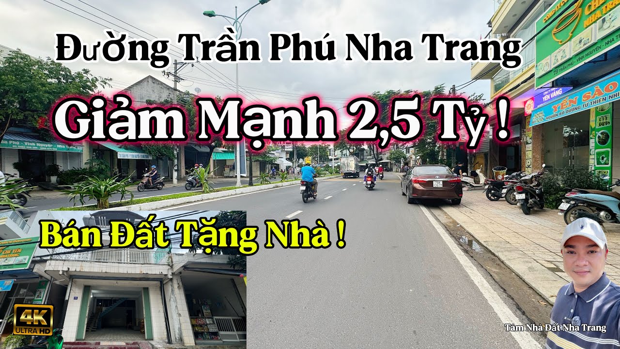 CẮT LỖ 2.5 TỶ - Bán Nhà Mặt Tiền Trần Phú Nha Trang Gần Biển 111m2 Nở Hậu | Sổ Hồng Hoàn Công