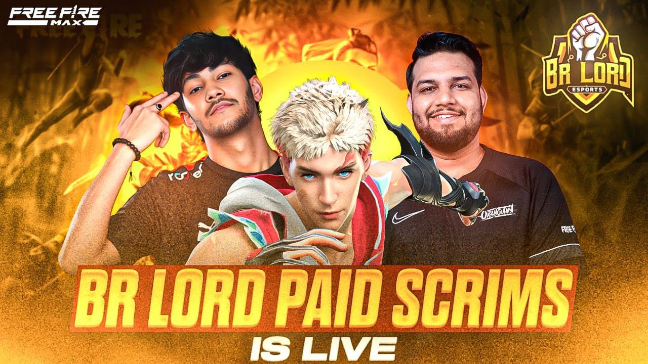 🔴 LIVE | BR LORD ESPORTS T2 LOOBY | 11 FEB | #freefiremax #freefirelive #brlordesports #paidscrims