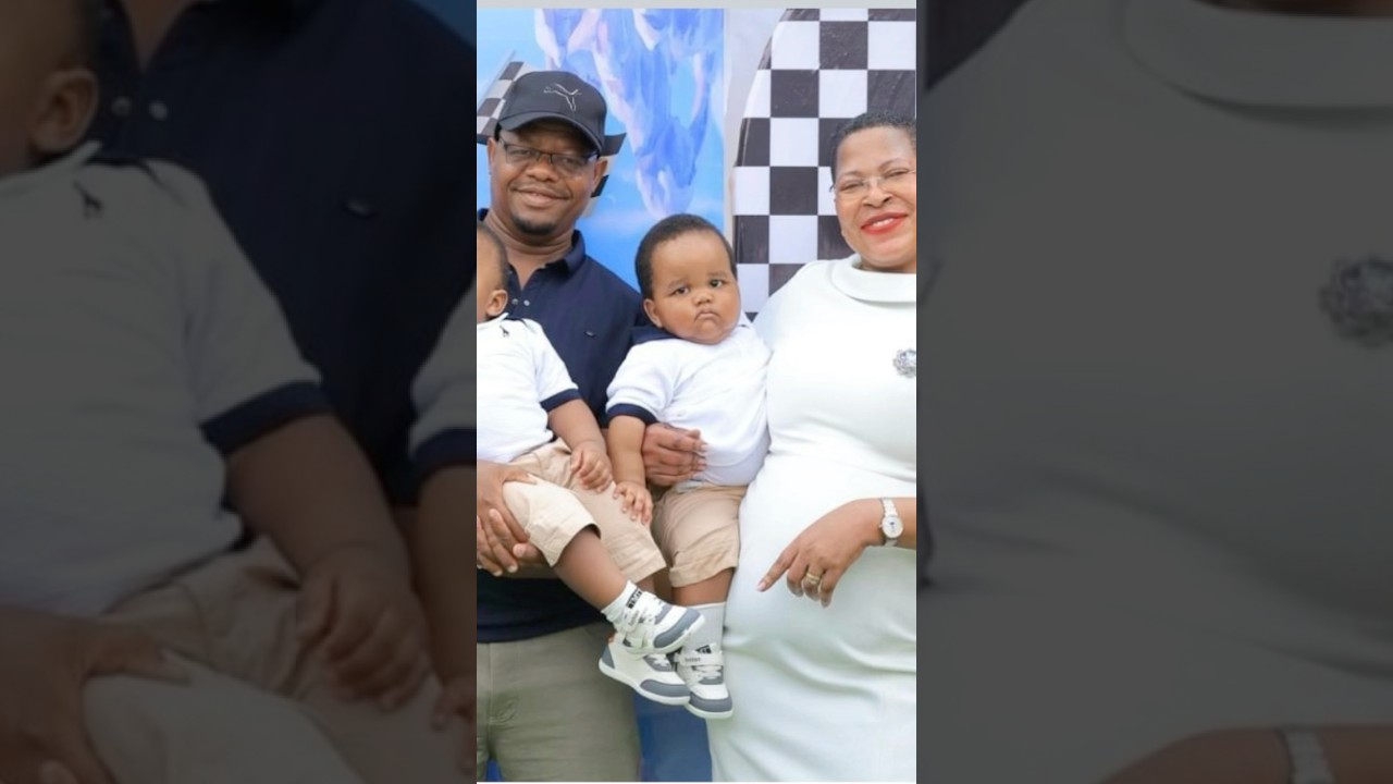 Speaker Anita Among and her husband celebrated  first one year twins birthday#birthday#speaker#short