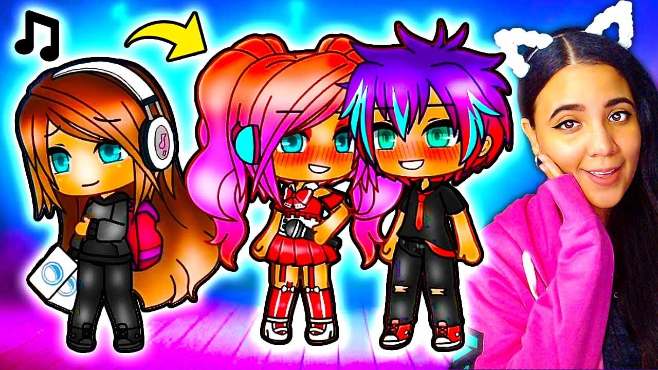 🌟 Runaway Rockstar 🌟 (ft. my new song!) Gacha Life Mini Movie / Music Video Love Story Reaction