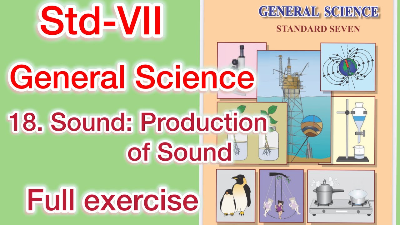 Class 7 Science Ch 18 Sound | Production of Sound | Full Exercise Solution | Maharashtra Board