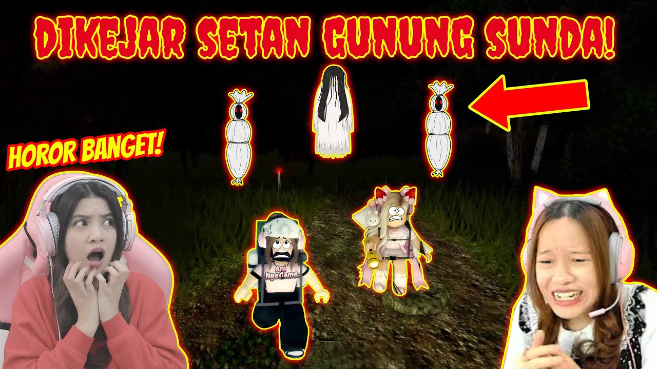 TOLOOONG..AKU & FANNY TJANDRA DIKEJAR POCONG SAMA KUNTILANAK DI GUNUNG SUNDA👻😭!! [ROBLOX INDONESIA]