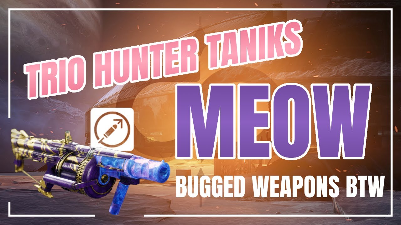 Trio Hunter Taniks - Bugged Crafted Weapons 2023 (Destiny 2)