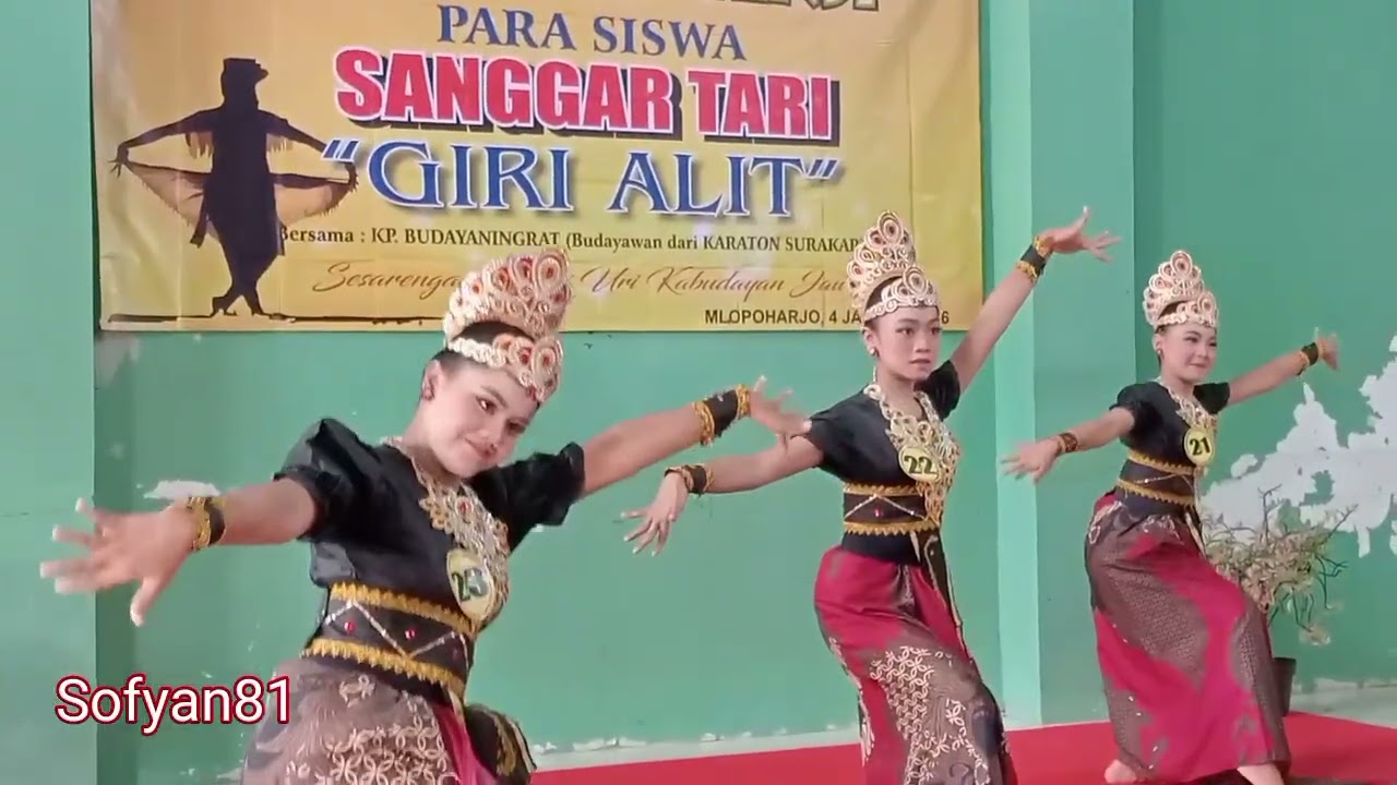 Uji Kompetensi Siswa Sanggar Tari Giri Alit Wuryantoro Wonogiri