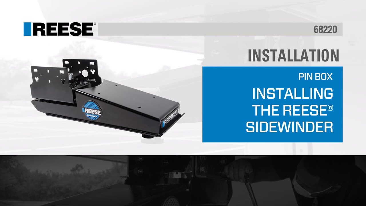 Installation: How to Install the REESE® Sidewinder™ Fifth Wheel Pin Box
