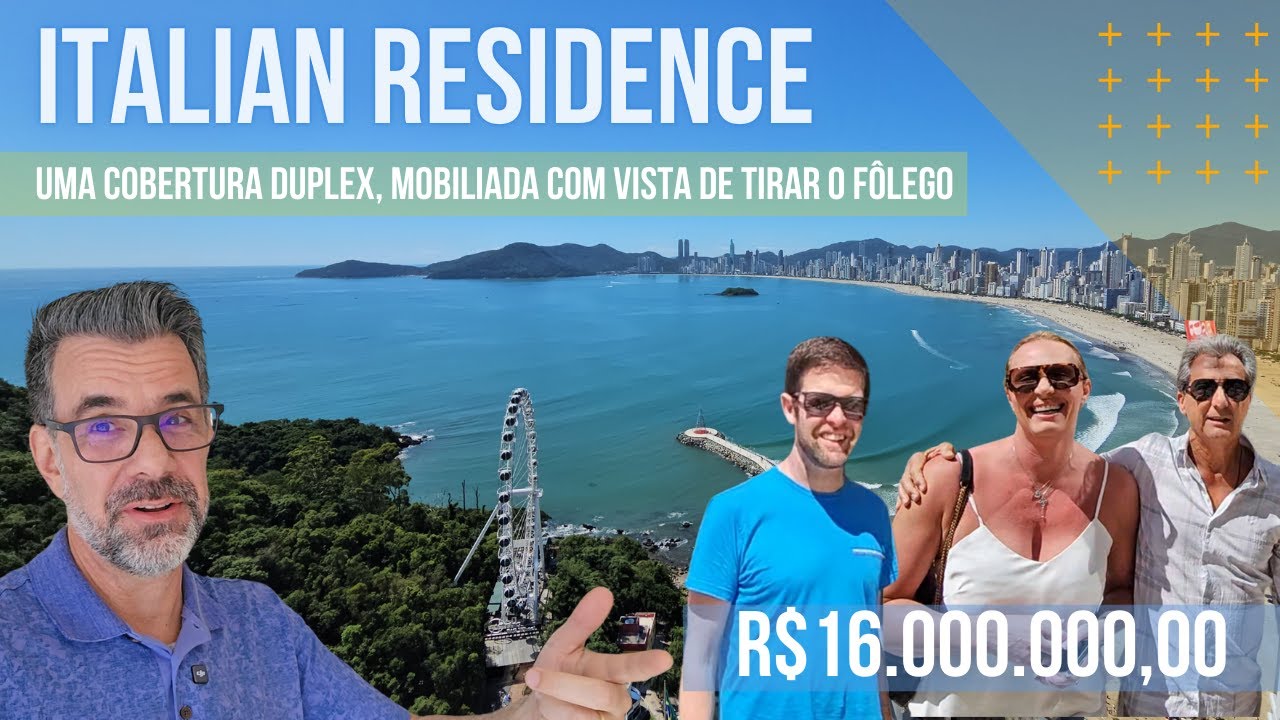 Italian Residence, cobertura duplex com uma vista de tirar o fôlego