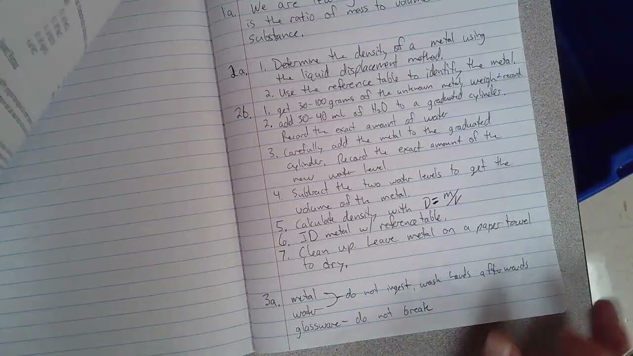 Chemistry   How to do a pre lab
