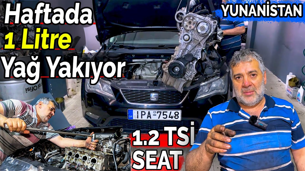 Yunanistan'dan Gelen SEAT LEON 1 AYDA MOTOR YAĞINI BİTİRİYOR (ÇÖZDÜK) || Seat Leon 1.2 TSİ CJZ
