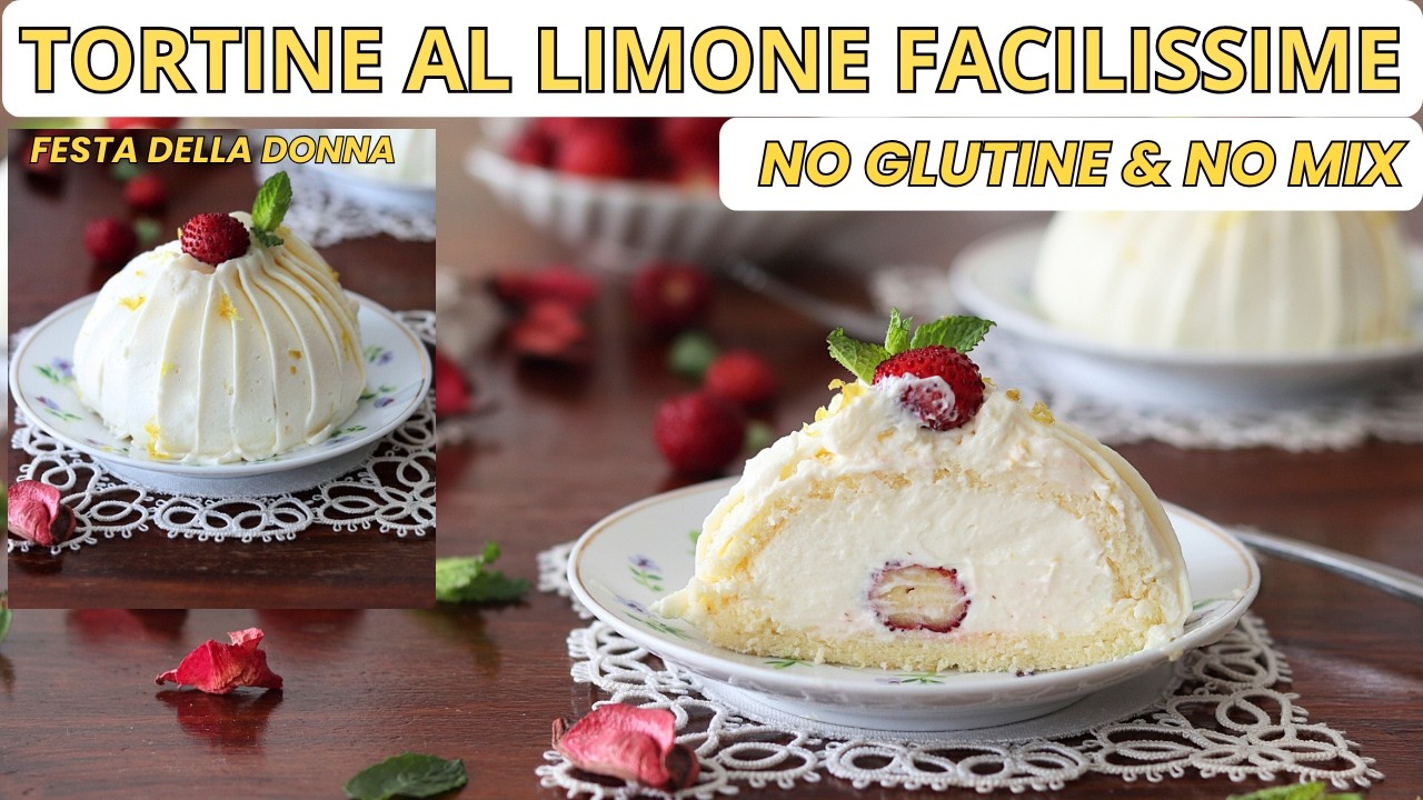 👉🏻 Tortine monoporzione al limone: la ricetta Senza Glutine e senza mix per la Festa della Donna
