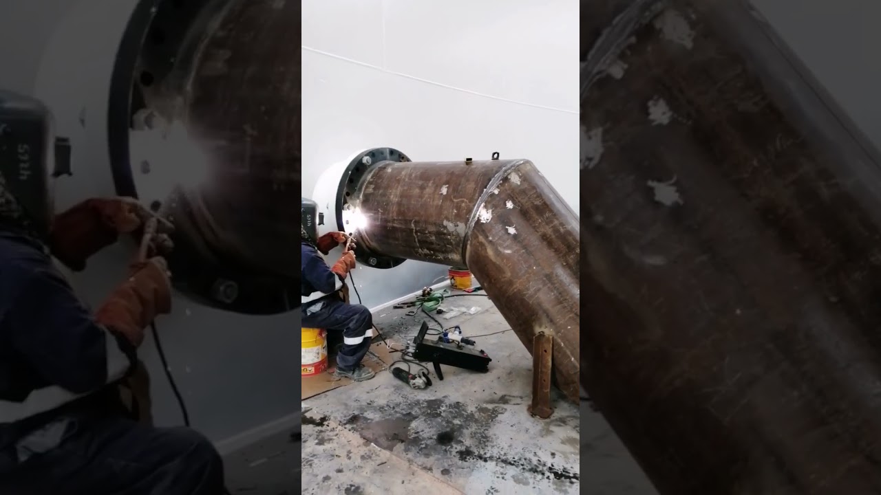 flange and pipe joint welding