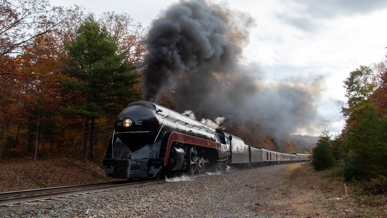 Norfolk & Western 611: Shenandoah Valley Limited 2023 (4K)
