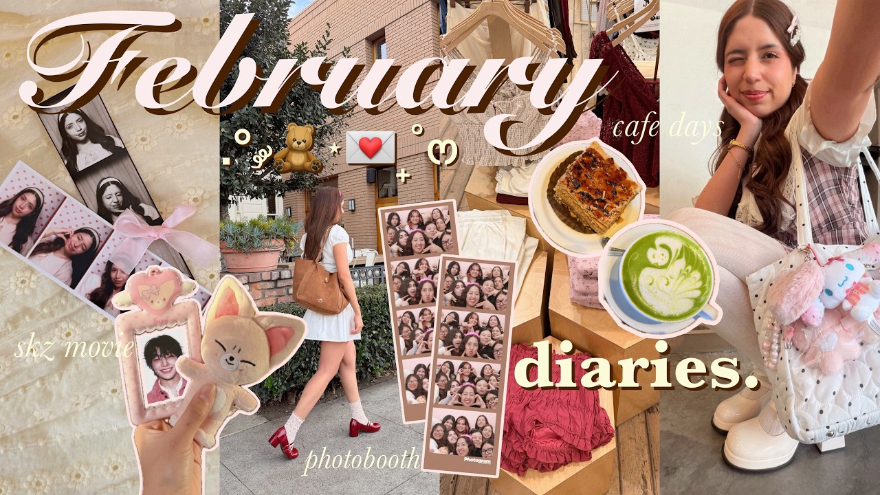 Дневники в стиле «Месяц любви» 💌. ݁₊ ⊹ Фотобудки, походы по кафе, фильм SKZ и т.д. 🎀✧