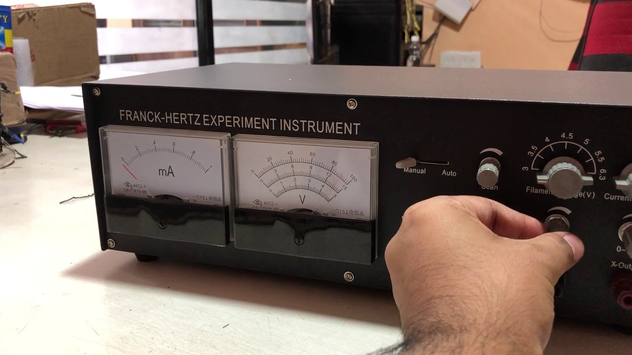 AE 1016 Frank Hertz Experiment setup
