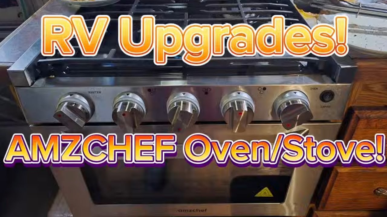 Модернизируем кухню нашего кемпера 1998 года! Установка духовки/плиты AMZCHEF для автодома (легко...