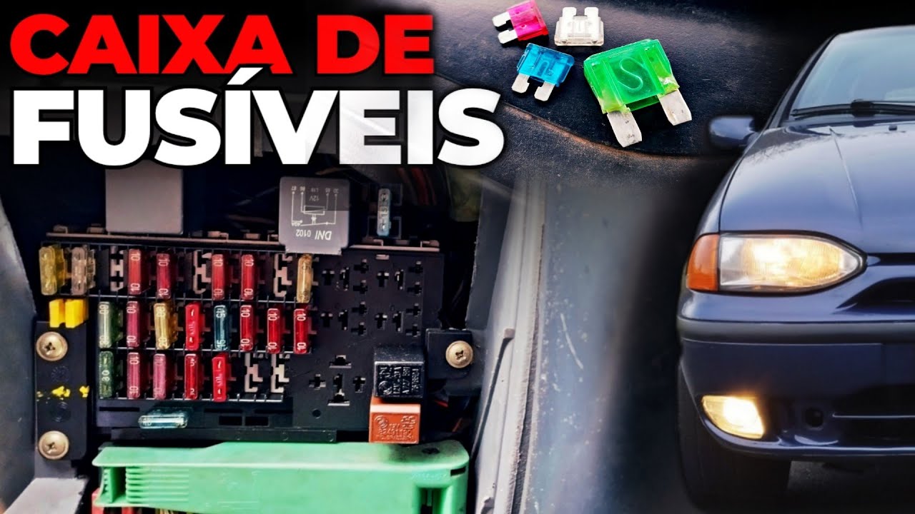IDENTIFICANDO TODOS OS FUSÍVEIS DO FIAT PALIO G1 | Autos & Dicas #243
