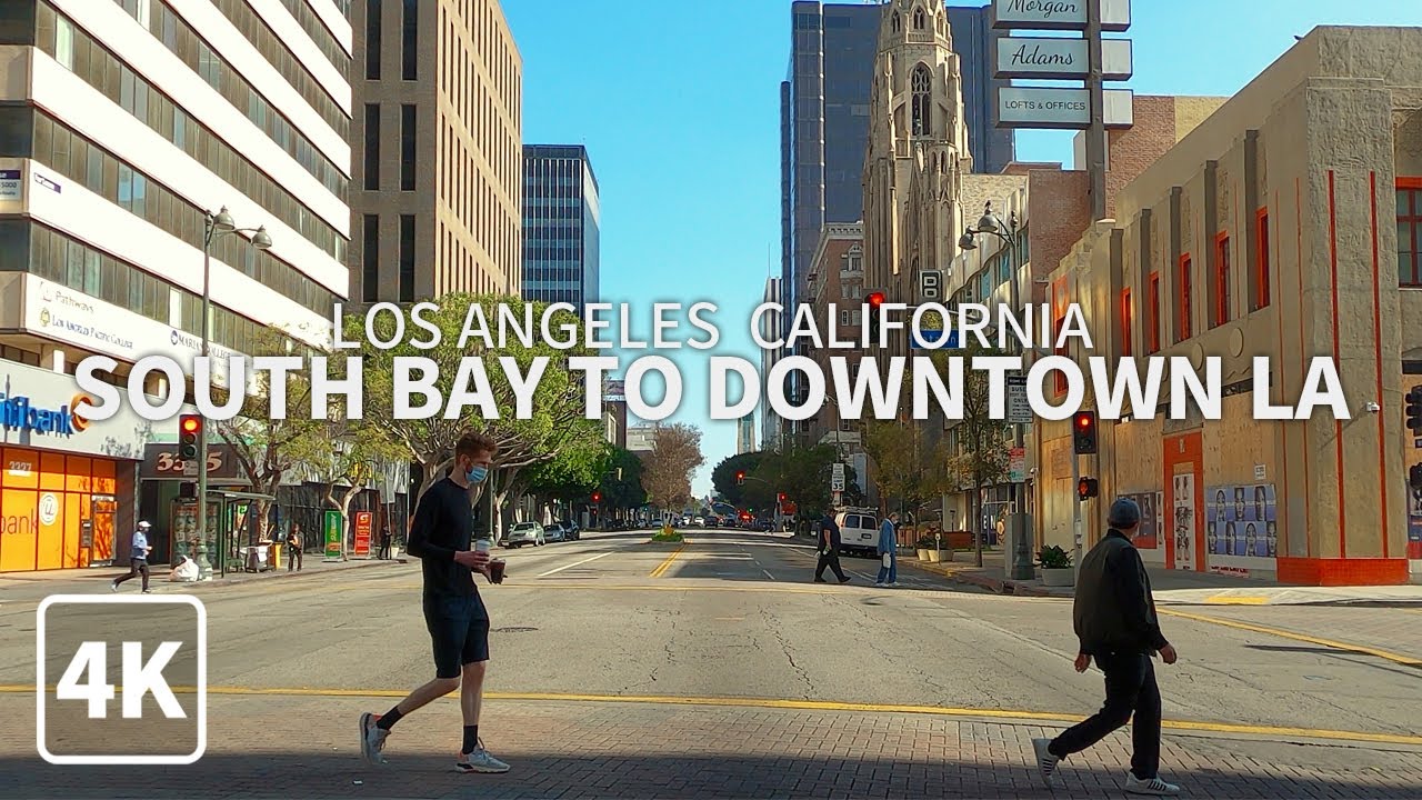 [Full Version] Driving South Bay to Santa Monica to Beverly Hills to Downtown Los Angeles California