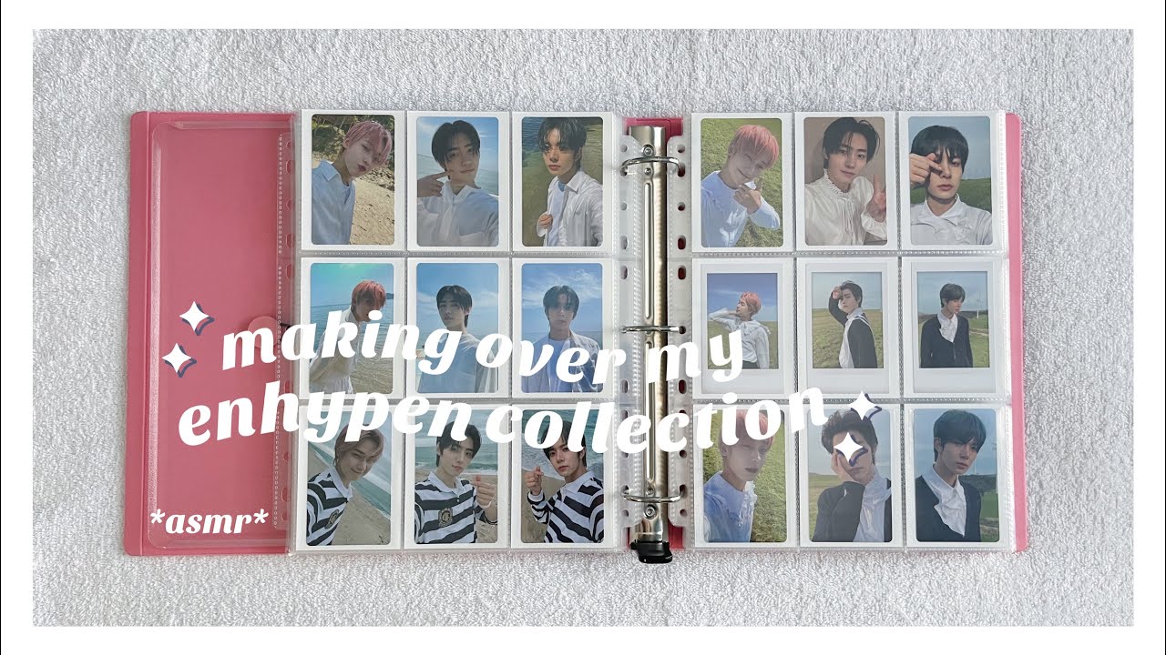 ✰ making over my enhypen collection *asmr storing photocards*