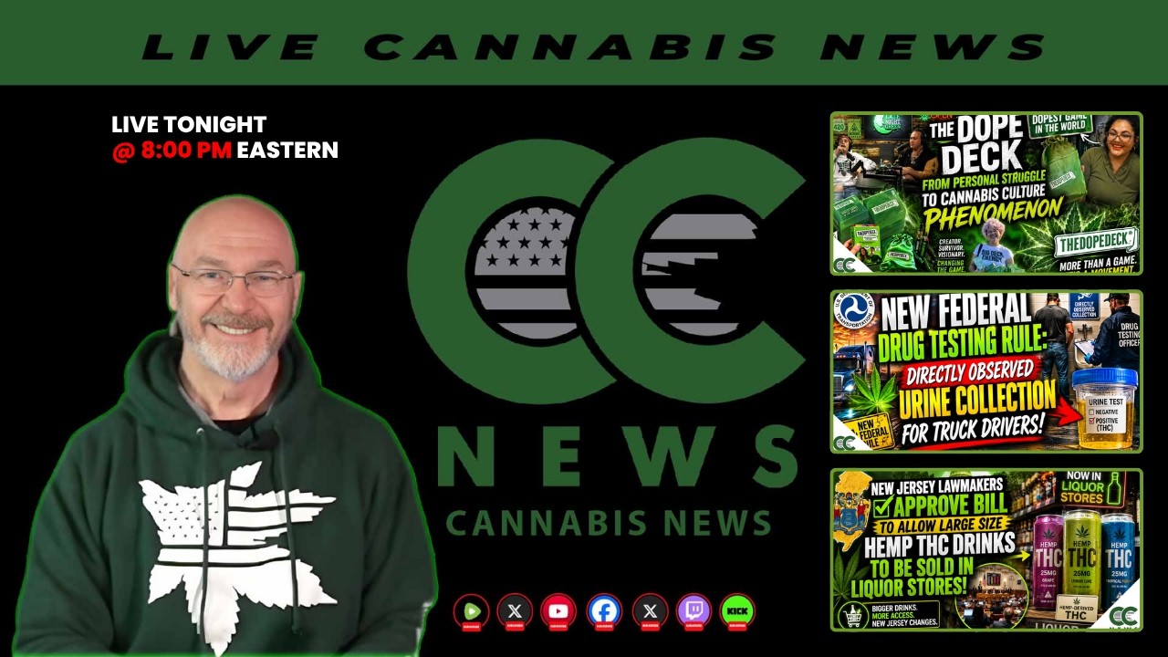 LIVE Cannabis News 🌿 | Hemp THC Crackdown, Psilocybin Study & Dope Deck Interview