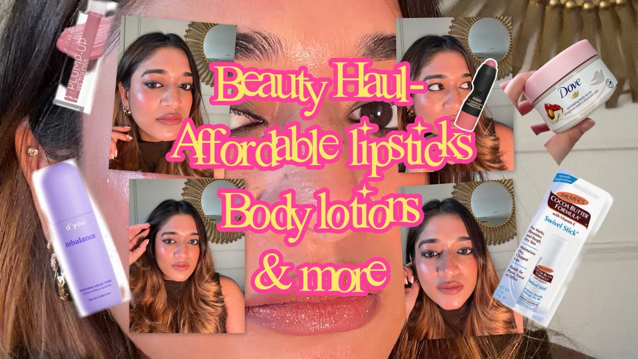 Beauty Haul 💄 | Affordable Lipsticks, Glosses, Skincare & Bodycare from Nykaa | Budget Finds